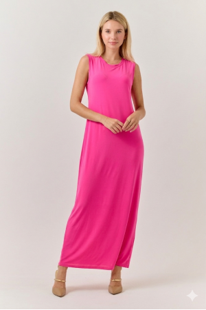 MD13248<br/>MAXI LAYERING DRESS -SLEEVELESS